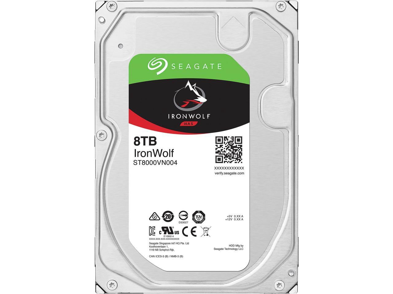 新品未開封品 シーゲイト IronWolf 8TB ST8000VN002 Seagate IronWolf ST8000VN004 - Hard drive - 8 TB - internal - 3.5