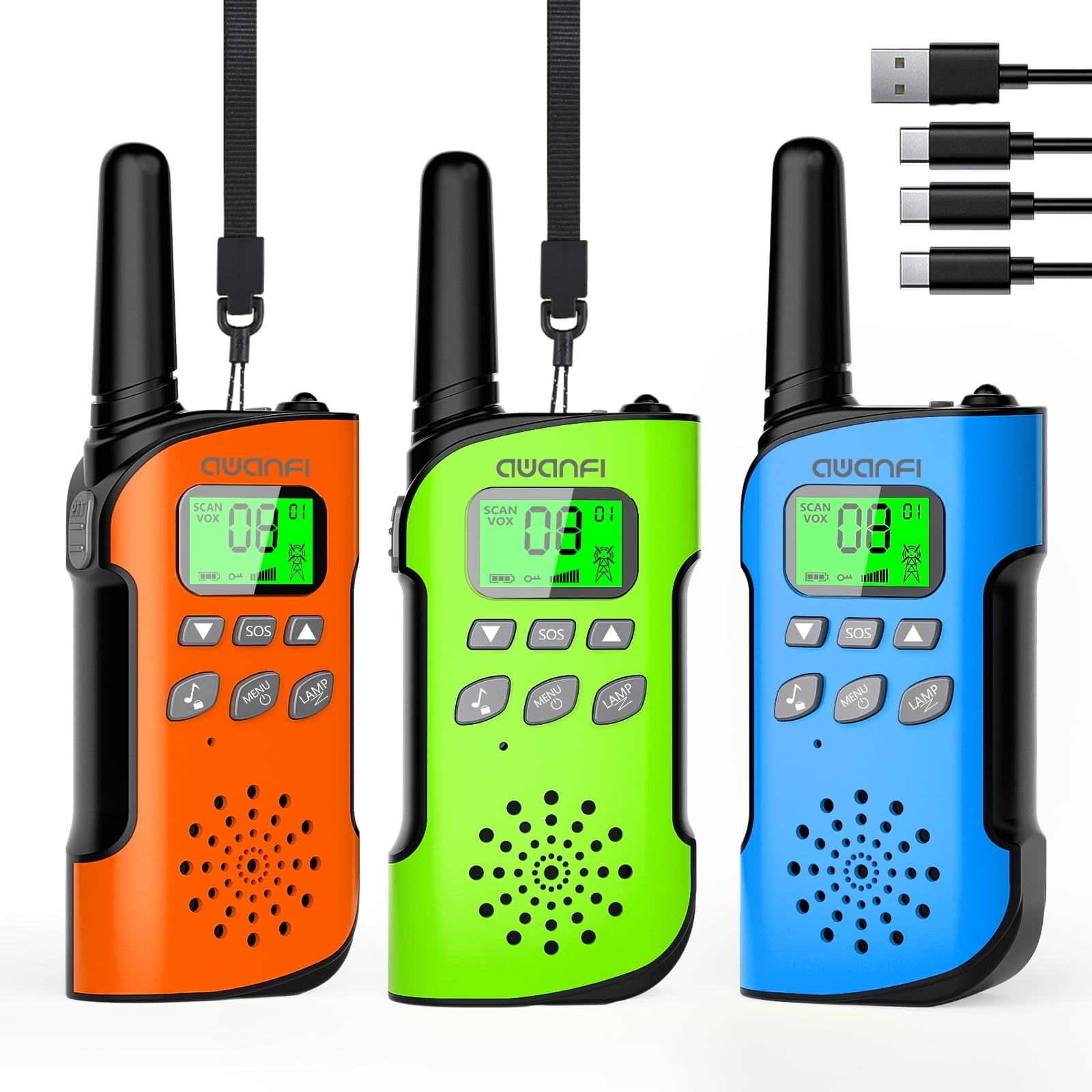 Lot de 2 Talkie Walkie Enfants Rechargeable Inspireyes à 19,99