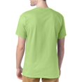 thumbnail image 5 of Hanes Mens ComfortSoft 4-Pack Crewneck T-Shirts, M, Lime, 5 of 5