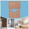 thumbnail image 5 of Yhmxh Bathroom Floor Mat 2 Piece Solid Color AntiDirty Carpet Toilet Bathroom Non Slip Absorbent Floor Mat Bathroom Foot Mat Washable Rug Anti-slip Rug Decorative Rug Rugs for Living Room Outdoor Rug, 5 of 5