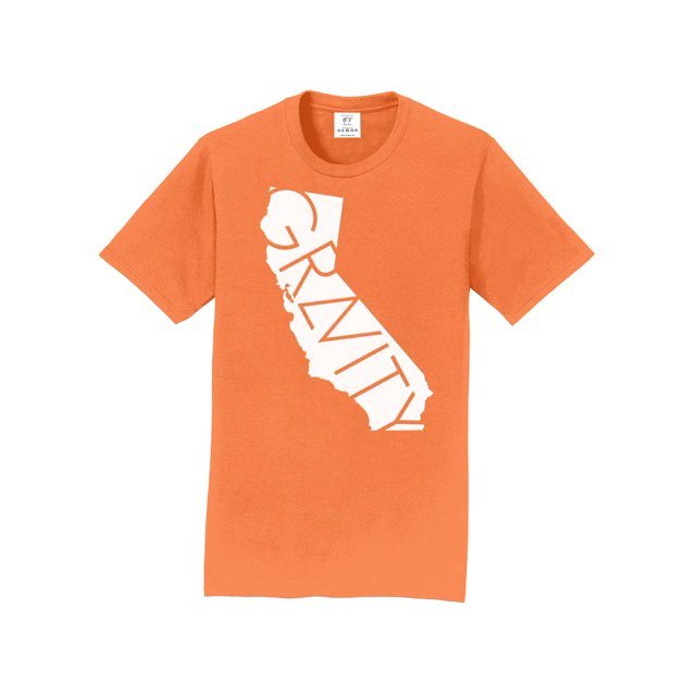 Gravity TradIng Cali Short-Sleeve T-Shirt - Texas Orange - White Logo - Medium