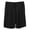 Black, variant on Derek Rose Men's Charcoal Jersey Short - XL