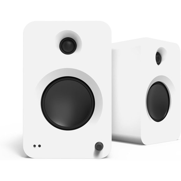 Kanto REN 200W Powered Speaker System with HDMI ARC Input for TV & Home Theater | USB-C and Bluetooth 5.3 | High/Low Pass Filter | Pair | Matte White