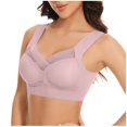 thumbnail image 1 of Timegard Womens 3pc Wireless Bra Mesh Back Smoothing Full Coverage High Support Comfort Thin Bralette, 1 of 6