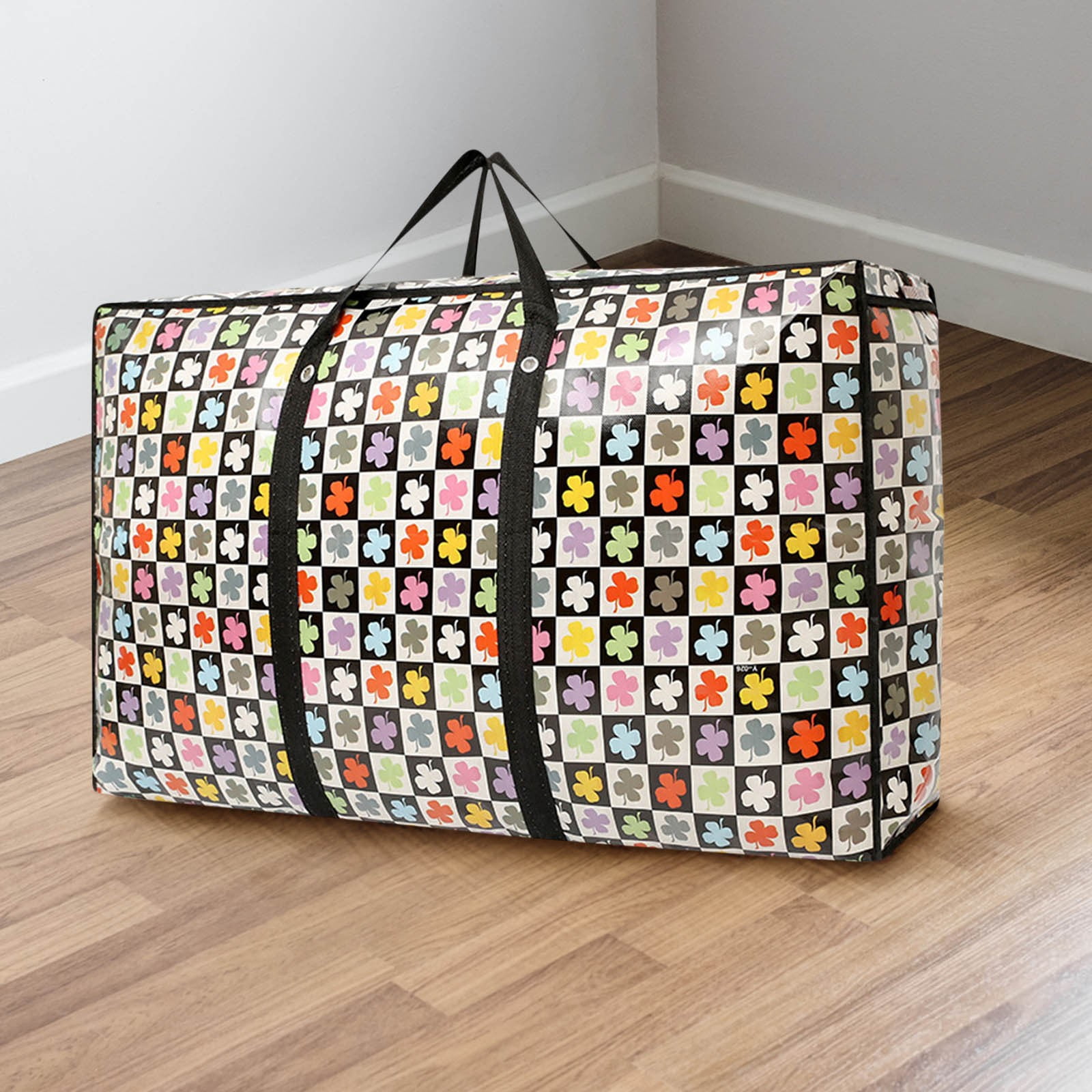 TopLLC Storage Bins Extra Large Reusable Storage Bags With Strong Handles & Zippers, Heavy Duty Washable Moving Bag, Closet, Underbed Organizer For Bedding, Blanket Storage Bags