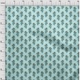 thumbnail image 3 of oneOone Polyester Lycra Fabric Leaves & Floral Block Print Sewing Fabric BTY 56 Inch Wide, 3 of 4