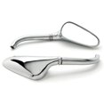thumbnail image 1 of Krator Chrome Motorcycle Golf Club Mirrors Free Adapters Compatible with Harley Davidson Electra Glide Classic, 1 of 3