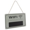 thumbnail image 1 of Sonew Wi-Fi Password Sign,Display Wi-Fi Password Signage ,Password Display Signage Wall Hanging Coffee Shop Bookstore Retro Hanging Blackboard, 1 of 8