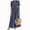 Dark Blue, variant on TIMIFIS Women Denim Shirt Dresses Short Sleeve Distressed Jean Dress Casual Maxi Dress for Women ummer