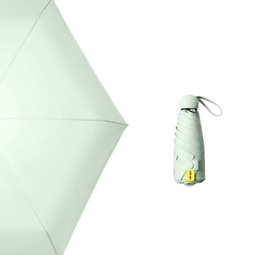F-313 D Parapluie de Voyage Compact Portable Léger Mini Parapluie Pliant pour Femmes Hommes Protection Solaire Uv Coupe-Vent Parapluie Totes pour Jours Ensoleillés Pluvieux Parfait pour Sac à Main Sac à Dos 9 Pouces