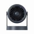 thumbnail image 3 of Aluratek Vortex Pro Rechargeable Desk Fan ADF02F - Black, 3 of 6