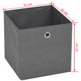 thumbnail image 4 of vidaXL Storage Boxes 10 pcs Non-woven Fabric 32x32x32 cm Grey, 4 of 5