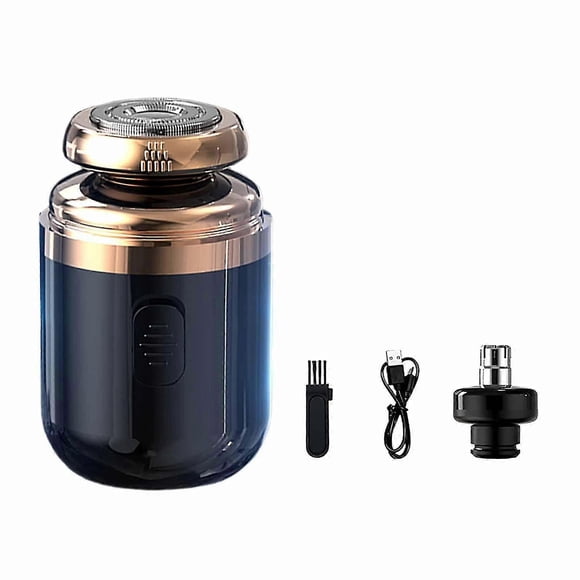 Rasoir Capsule Mini Compatible Deux en un Poils du Nez Rasoir Portable Rechargeable Rasage Double Sec et Humide 20231120-Yvan_Perfect Gift