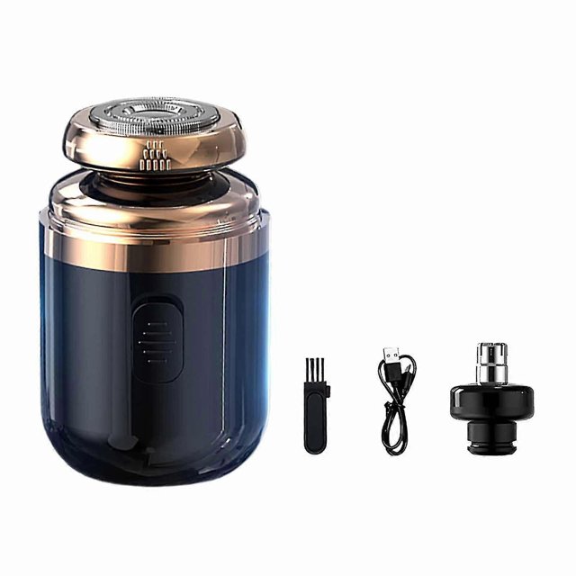 Rasoir Capsule Mini Compatible Deux en un Poils du Nez Rasoir Portable Rechargeable Rasage Double Sec et Humide 20231120-Yvan_Perfect Gift