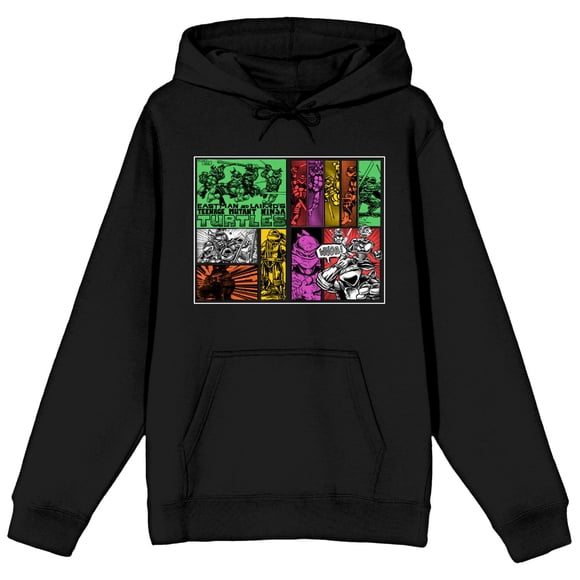 Teenage Mutant Ninja Turtles Comic Origins Black Hoodie