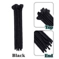 thumbnail image 2 of 12” Soft Short Dreadlocks Dreads Handmade Crochet Braids Afro Braiding Locs Hair Extensions Dark black 25g, 2 of 5