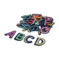 thumbnail image 3 of Abbracc 26pcs Couture Broderie Patch Fer sur l'Alphabet Motif Applique Coloré, 3 of 9