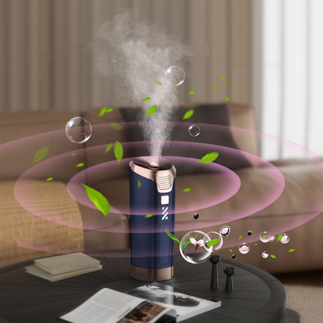 Meitianfacai Désodorisant Intelligent pour la Maison et la Voiture, Diffuseur de Désodorisant pour 3 Modèles, Diffuseur d'Arômes de Voiture Rechargeable, Diffuseur de Parfum de Voiture Intelligent à 3 Niveaux Réglables