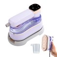 thumbnail image 3 of Mini Steam Iron for Clothes, Biupky Travel Steamer Clothes, 180 Rotating Portable Iron, Micro Steam Mini Handheld Compact Hand Held Steamers for Home, Dorm & Business Trip, 3 of 8