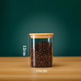 thumbnail image 1 of Square Kitchen Clear Glass Jars Large Durable Storage Jar for Candy Cookie Snacks, 1 of 3