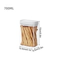 thumbnail image 4 of CEHVOM Food Grade Sealed Cans, Grain Storage Boxes, Kitchen Household Storage, Snack Storage, Fresh-keeping Plastic Transparent Cans Clearance, 4 of 6