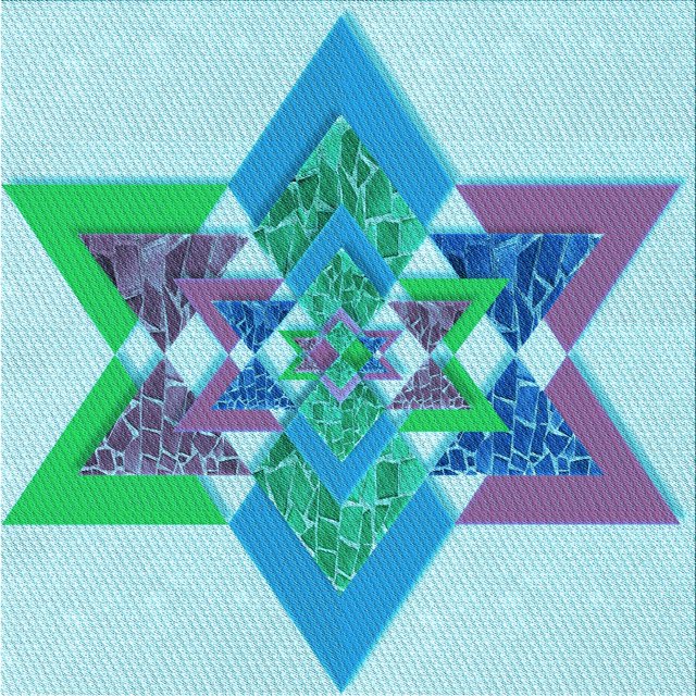 Ahgly Company Tapis d'Intérieur Lavable à la Machine, Carré, Transitionnel, Bleu, Tapis de Zone, 7 Pieds Carré