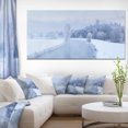 thumbnail image 1 of Blue Frosty Winter Weather Panorama - Landscape Print Wall Artwork, 1 of 1