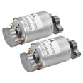 thumbnail image 1 of Unique Bargains Vibration Motor DC 12V 5000RPM Double Shaft Strong Vibrating DC Motor 2pcs, 1 of 5