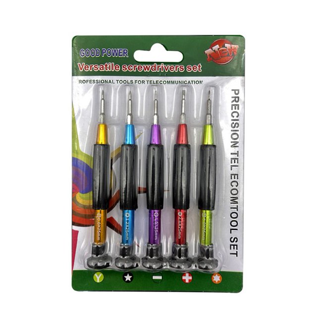 XUANHAN Ensemble de 5 Pcs d'Outils de Tournevis de Précision pour Réparation Électronique Ordinateur Portable Téléphones Cellulaires