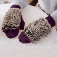 thumbnail image 1 of XZNGL Cartoon Hedgehog Wool Double Layer Thermal Insulation with Finger Weave Gloves, 1 of 9