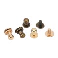 thumbnail image 1 of Chicago Screws, High Hardness Round Head Button Stud Glossy Appearance 200 Sets  For Leather Gold And Bronze Color, 1 of 8
