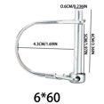 thumbnail image 4 of fastboy 8pieces Round Arch Wire Lock Pin For Secure Towing In Garden Heavy Duty Lynch Pin Trailer Hitch Lock 6*70, 4 of 6