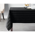 thumbnail image 4 of Nappe rayée en microfibre Hometrends 60x84, noire, 4 of 6
