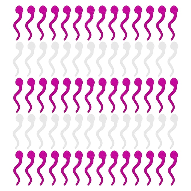 Miangastore Confetti Purple Plastic Wedding Decorations 1Set 0.79X0.20X0.04in