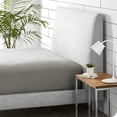 thumbnail image 5 of Bare Home 100% Cotton Flannel Fitted Sheet - Deep Pocket - King, Light Gray, 5 of 5