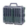 thumbnail image 1 of S SERENABLE Fishing Tackle Box Fishing Accessories Box Multifunctional Storage Organizer Green, 1 of 9