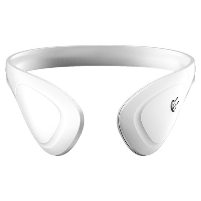 Appareil de Massage Électrique pour Lifting du Visage en V, Appareil de Beauté du Visage pour Lifting et Raffermissement, Masseur Domestique. l'Appareil Présente un design Épuré et Blanc avec une Forme Courbée et Ergonomique et un Bouton d'Alimentation visible. Il Utilise la Technologie Microcourant EMS pour Stimuler le Mouvement Musculaire et Raffermir la Peau. Fabriqué avec un film Conducteur en silicone Doux pour la Peau pour un Ajustement Efficace et une transmission d'Énergie à Faible Résistance. Convient à une Utilisation à Domicile avec Trois modes de circulation Automatique pour le Contour du Visage.