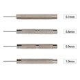 thumbnail image 2 of BTOER Watch Strap Pin Pin Punch Link Punch Pin Stick- Watch Repair Tool 0.7-1.0mm 10Pcs Bar Hammer Punch Thimble Durables, 2 of 9