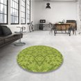 thumbnail image 4 of Ahgly Tapis Rectangulaire Lavable en Machine Intérieur Transitionnel Vert Pistache, 3 Pieds x 5 Pieds, 4 of 7