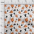 thumbnail image 2 of oneOone Polyester Spandex Orange Fabric Medical Virus Sewing Craft Projects Fabric Prints by Yard 56 Inch Wide, 2 of 4