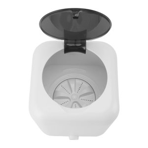 Portatif Mini laveuse, 10W 5L Sous-vêtements Lave-linge avec 3 Délais de niveau, USB Rechargeable, Drainage d'entrée d'eau automatique, laveuse compacte pour les dortoirs de voyage Appartements RV