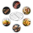 thumbnail image 1 of Lefu 6/7/8/9 inch Air Fryer Accessories Circular Wire Rack Cooling Rack Steam Rack, 1 of 8