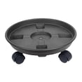 thumbnail image 1 of tamizeot Soucoupe pour Plante Support Roulant pour Plante avec Roues Polyvalentes pour Intérieur Extérieur 40cm Noir 36cm, 1 of 6