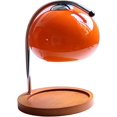 thumbnail image 1 of Lampe Chauffe-Bougie Aromathérapie Chauffe-Bougie à Intensité Réglable Rétro Décorative Fondoir de Bougie d'Aromathérapie Lampe de Fusion pour Chambre Bureau Assiette Ronde (Orange), 1 of 7
