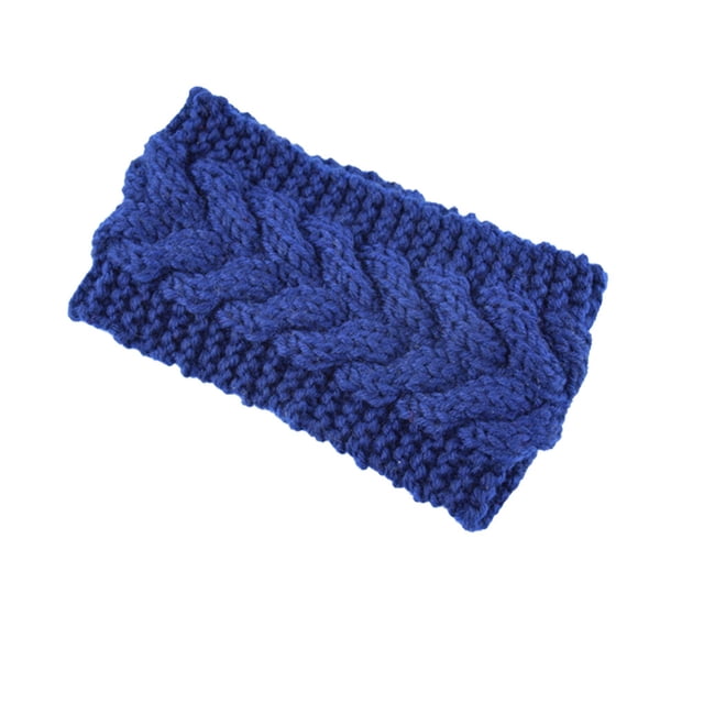 Bandeau d'Hiver pour Femmes, Élasticité, Chaud, Style Simple, Accessoires pour Cheveux, Marine