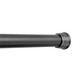 thumbnail image 1 of Tailor & Taylor 1 Inch Decorative Curtain Rod, 96 inches Width Windows Rod with Y Style Bracket with Metal Wall Mount Brackets Finials for Living Room, Kitchen and Windows (Pewter), 1 of 1