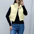 thumbnail image 4 of ORUYROP Veste Courte à Col Montant avec Fermeture Éclair pour Femmes, 4 of 7