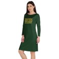 thumbnail image 4 of Inkmeso Educated Motivated Vaccinated T-Shirt Funny Pro Vaccine Boat Neck Dress, 4 of 8