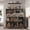 Grey, variant on Eastvita Three - Drawer Microwave Cabinet Double - Sided Modern Kitchen Furniture with Drawers/Doors/Grey Multi - Door Microwave Stand