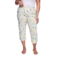 thumbnail image 1 of George Women's Plus Printed Sleep Capri, 1 of 6